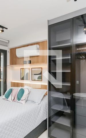 Studio para alugar com 24m², 1 quarto e sem vaga Studio para alugar com 24m², 1 quarto e sem vagaSala/ quarto