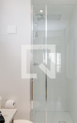 Studio para alugar com 24m², 1 quarto e sem vaga Studio para alugar com 24m², 1 quarto e sem vagaBanheiro