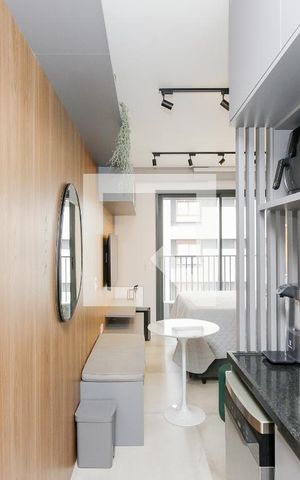 Studio para alugar com 24m², 1 quarto e sem vaga Studio para alugar com 24m², 1 quarto e sem vagaCozinha