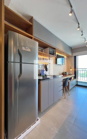 Studio para alugar com 32m², 1 quarto e sem vagaCozinha