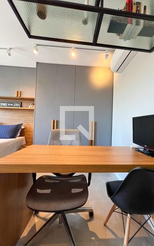 Studio para alugar com 32m², 1 quarto e sem vagaStudio