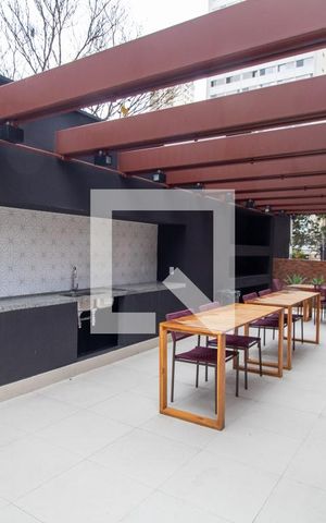 Apartamento para alugar com 46m², 1 quarto e 1 vaga Apartamento para alugar com 46m², 1 quarto e 1 vagaÁrea comum - Churrasqueira