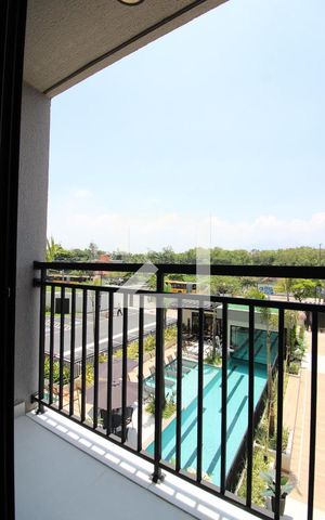 Apartamento para alugar com 44m², 1 quarto e 1 vagaVaranda