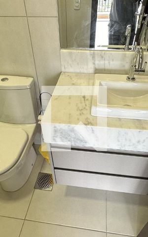 Studio para alugar com 41m², 1 quarto e 1 vaga Studio para alugar com 41m², 1 quarto e 1 vagaBanheiro
