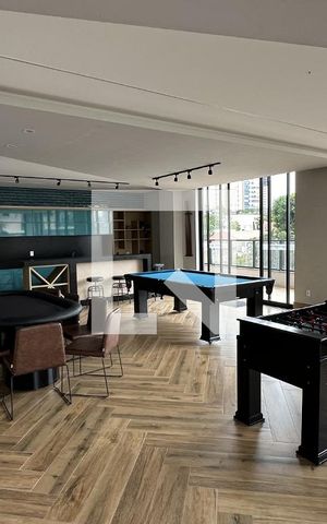 Studio para alugar com 41m², 1 quarto e 1 vaga Studio para alugar com 41m², 1 quarto e 1 vagaSala de Jogos