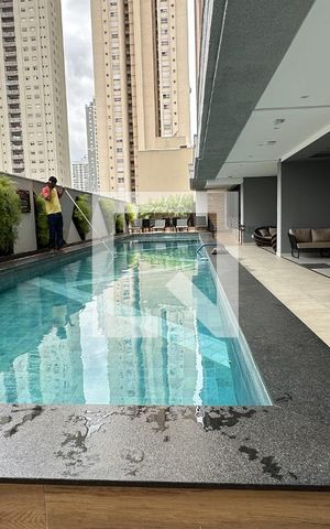 Studio para alugar com 41m², 1 quarto e 1 vaga Studio para alugar com 41m², 1 quarto e 1 vagaÁrea comum - Piscina