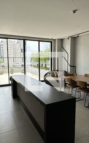 Studio para alugar com 41m², 1 quarto e 1 vaga Studio para alugar com 41m², 1 quarto e 1 vagaÁrea comum - Salão de festas