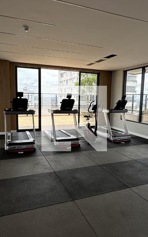 Studio para alugar com 41m², 1 quarto e 1 vaga Studio para alugar com 41m², 1 quarto e 1 vagaÁrea comum - Academia
