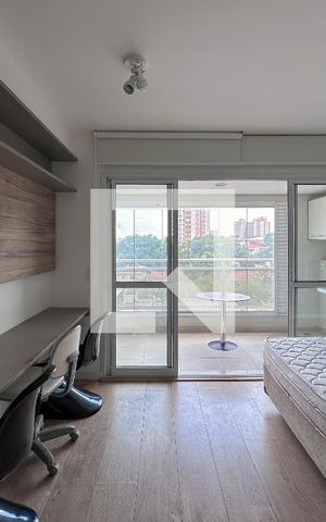 Studio para alugar com 27m², 1 quarto e 1 vagaQuarto