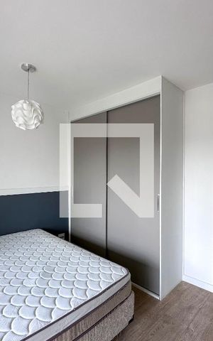 Studio para alugar com 27m², 1 quarto e 1 vagaQuarto