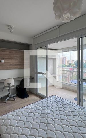 Studio para alugar com 27m², 1 quarto e 1 vagaQuarto