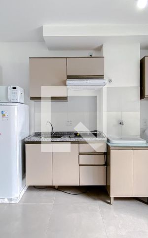 Studio à venda com 31m², 1 quarto e sem vagaCozinha
