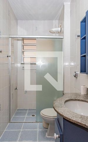 Apartamento para alugar com 48m², 1 quarto e sem vaga Apartamento para alugar com 48m², 1 quarto e sem vagaBanheiro
