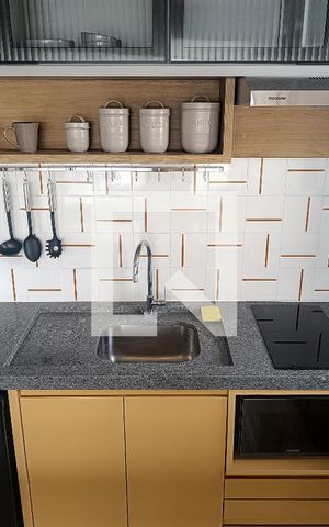 Studio para alugar com 25m², 1 quarto e sem vaga Studio para alugar com 25m², 1 quarto e sem vagaCozinha