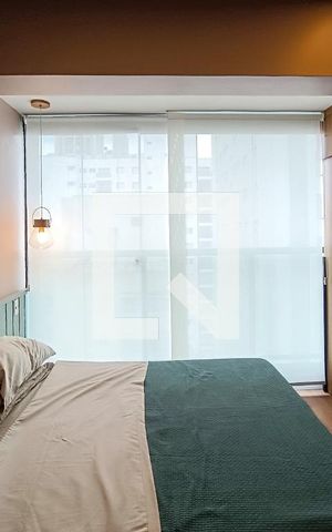 Studio para alugar com 25m², 1 quarto e sem vaga Studio para alugar com 25m², 1 quarto e sem vagaQuarto