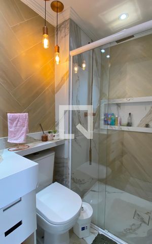 Apartamento à venda com 63m², 2 quartos e 1 vagaBanheiro Corredor