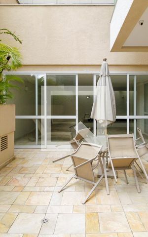 Studio para alugar com 37m², 1 quarto e 1 vaga Studio para alugar com 37m², 1 quarto e 1 vagaÁrea comum - Piscina