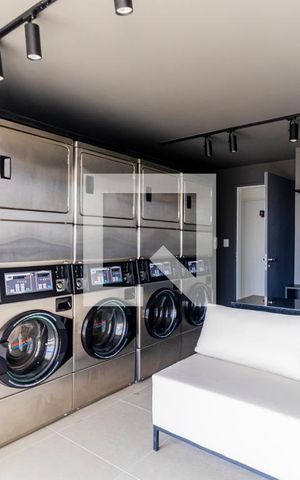 Studio para alugar com 26m², 1 quarto e sem vaga Studio para alugar com 26m², 1 quarto e sem vagaLavanderia