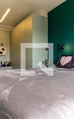Studio à venda com 43m², 1 quarto e sem vagaSuíte - Cama