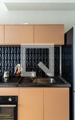Studio à venda com 43m², 1 quarto e sem vagaCozinha - Geladeira