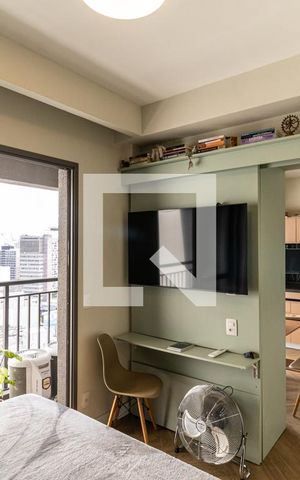 Studio à venda com 43m², 1 quarto e sem vagaSuíte - TV