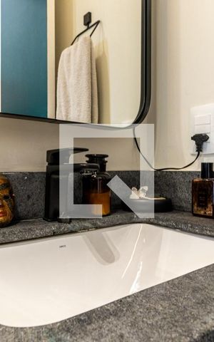 Studio à venda com 43m², 1 quarto e sem vagaLavabo - Torneira