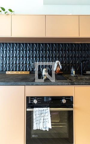 Studio à venda com 43m², 1 quarto e sem vagaCozinha