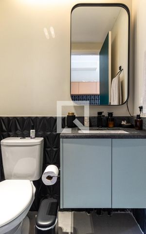 Studio à venda com 43m², 1 quarto e sem vagaLavabo - Armário