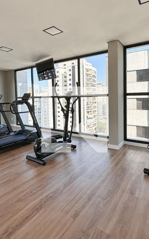 Apartamento para alugar com 32m², 1 quarto e sem vagaAcademia