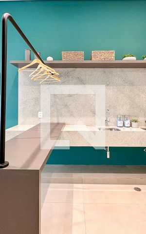 Apartamento para alugar com 32m², 1 quarto e sem vagaLavanderia