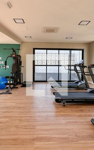 Apartamento para alugar com 32m², 1 quarto e sem vagaAcademia