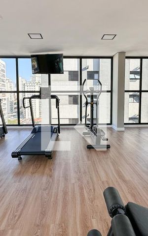 Apartamento para alugar com 32m², 1 quarto e sem vagaAcademia