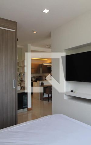 Studio para alugar com 34m², 1 quarto e 1 vaga Studio para alugar com 34m², 1 quarto e 1 vagaQuarto