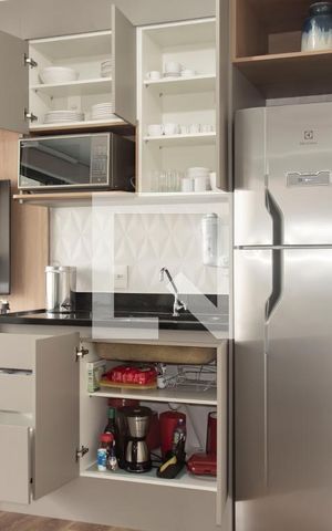 Studio à venda com 37m², 1 quarto e 1 vagaCozinha