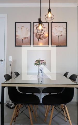 Apartamento para alugar com 43m², 2 quartos e 1 vagaDetalhe Sala