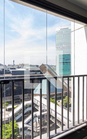 Apartamento para alugar com 29m², 1 quarto e sem vagaVaranda