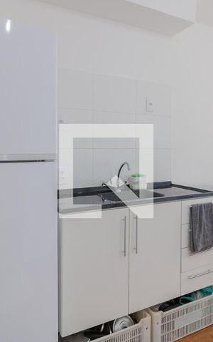 Apartamento à venda com 25m², 1 quarto e sem vaga Apartamento à venda com 25m², 1 quarto e sem vagaSala/Cozinha