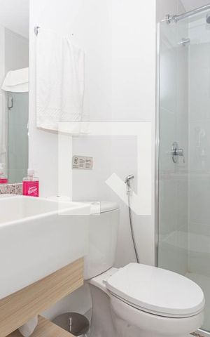 Studio para alugar com 22m², 1 quarto e sem vaga Studio para alugar com 22m², 1 quarto e sem vagaBanheiro
