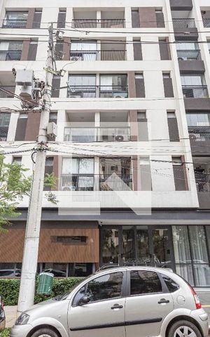 Studio para alugar com 22m², 1 quarto e sem vaga Studio para alugar com 22m², 1 quarto e sem vagaFachada