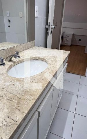 Studio para alugar com 60m², 1 quarto e 1 vaga Studio para alugar com 60m², 1 quarto e 1 vagaBanheiro da Suíte