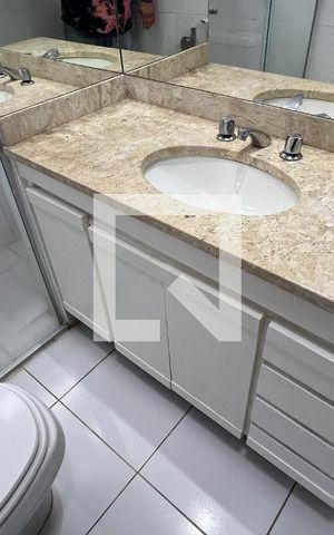 Studio para alugar com 60m², 1 quarto e 1 vaga Studio para alugar com 60m², 1 quarto e 1 vagaBanheiro da Suíte