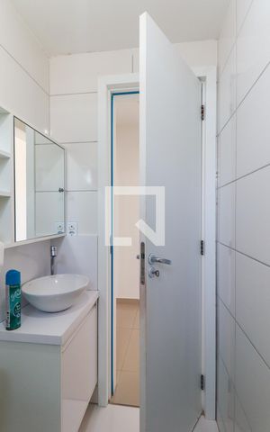Apartamento para alugar com 40m², 2 quartos e 1 vagaBanheiro Social