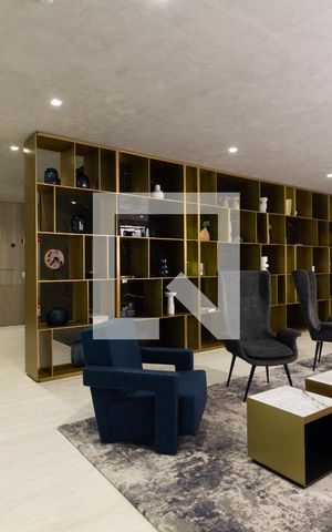Studio para alugar com 28m², 1 quarto e sem vaga Studio para alugar com 28m², 1 quarto e sem vagaHall social