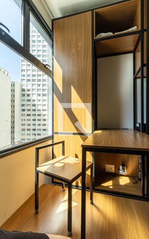 Studio para alugar com 11m², 1 quarto e sem vagaStudio - Mesa Retrátil