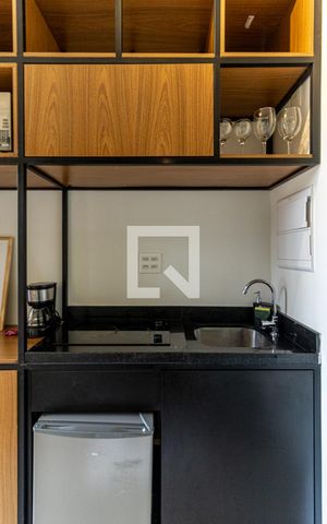 Studio para alugar com 11m², 1 quarto e sem vagaCozinha - Armários