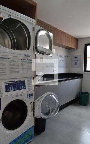 Apartamento para alugar com 18m², 1 quarto e sem vagaÁrea comum - Lavanderia