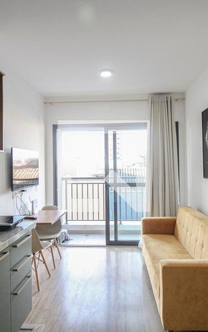 Apartamento à venda com 32m², 1 quarto e sem vaga Apartamento à venda com 32m², 1 quarto e sem vagaSala/Cozinha