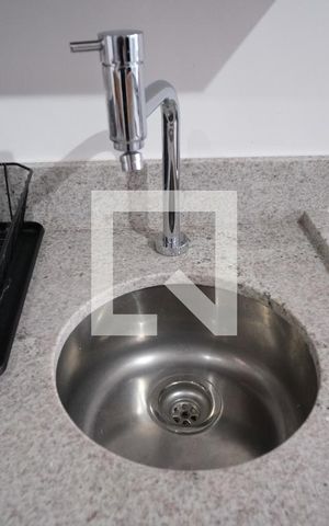 Apartamento para alugar com 34m², 1 quarto e 1 vagaDetalhe da cozinha