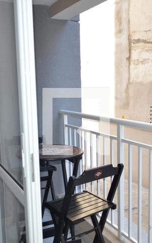 Studio à venda com 28m², 1 quarto e sem vagaVaranda