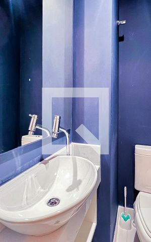 Apartamento à venda com 65m², 1 quarto e 2 vagas Apartamento à venda com 65m², 1 quarto e 2 vagasBanheiro